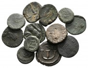 Lot of ca. 12 byzantine bronze coins / SOLD AS SEEN, NO RETURN!<br><br>very fine<br><br>