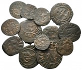 Lot of ca. 13 bronze medieval coins / SOLD AS SEEN, NO RETURN!<br><br>nearly very fine<br><br>