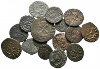 Lot of ca. 16 medieval bronze coins / SOLD AS SEEN, NO RETURN!<br><br>very fine<br><br>