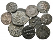 Lot of ca. 10 islamic bronze coins / SOLD AS SEEN, NO RETURN!<br><br>very fine<br><br>