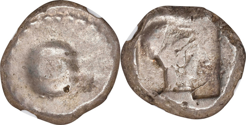 PAMPHYLIA. Side (Eski-Adalia). AR Stater (10.86 gms), ca. 460-430 B.C. NGC Ch F,...