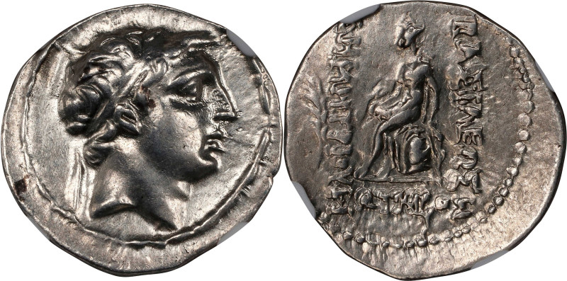 SYRIA. Seleukid Kingdom. Demetrios I Soter, 162-150 B.C. AR Drachm, Ekbatana Min...