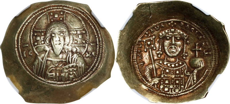 MICHAEL VII, 1071-1078. AV Histamenon Nomisma, Constantinople Mint. NGC Ch VF. S...