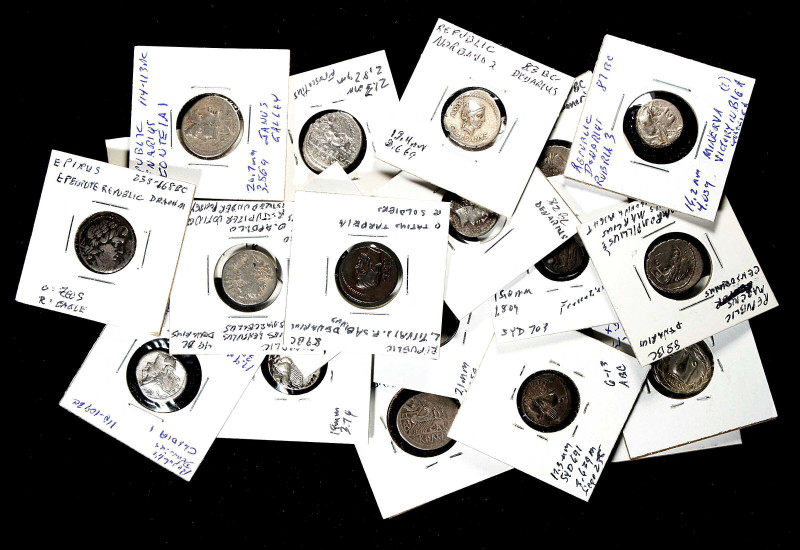 MIXED LOTS. Group of Silver Issues (20 Pieces). Average Grade: VERY FINE.
An at...