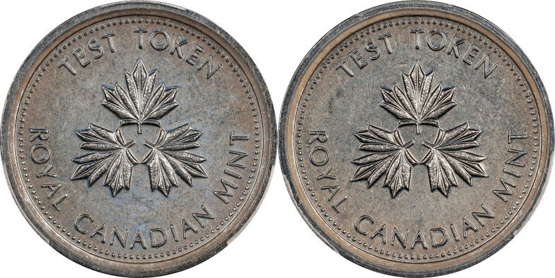 CANADA. Copper-Nickel 5 Cents Test Token, ND (ca. 1976). Ottawa Mint. Elizabeth ...