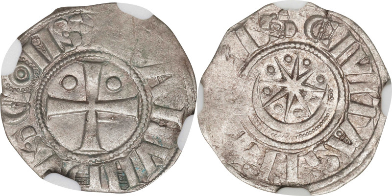 CRUSADER STATES. Counts of Tripoli. Denier, ND (1137-87). Tripoli Mint. Raymond ...