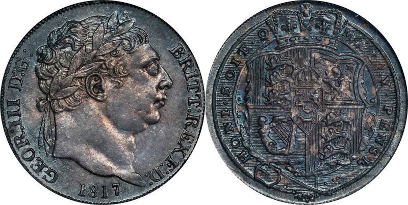 GREAT BRITAIN. 6 Pence, 1817. London Mint. George III. PCGS MS-63.
S-3791; KM-6...