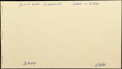 COSTA RICA. Banco Central de Costa Rica. 10 Colones, 1972-87. P-237pp. Progressive Proof.

Estimate: $200.00- $300.00