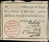 GERMANY. French troups, besieging Mainz. 10 Sous, 1793. P-S1476. Very Fine.

Estimate: $100.00- $150.00