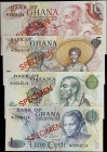 GHANA. Lot of (4). Bank of Ghana. 1, 2, 5 & 10 Cedis, 1976-77. P-13cs, 14cs, 15bs & 16es. Specimen.

Estimate: $75.00- $125.00