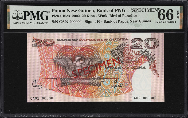 PAPUA NEW GUINEA. Lot of (3). Bank of Papua New Guinea. 5, 20 & 50 Kina, ND (198...