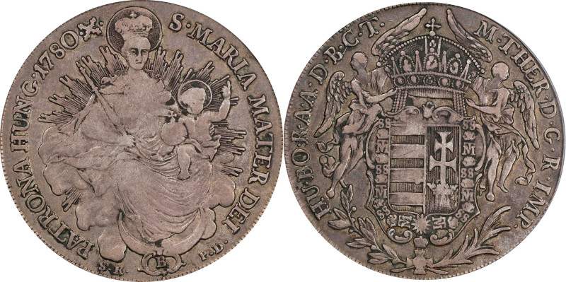 HUNGARY. Taler, 1780-B SKPD. Kremnica Mint. Maria Theresa. PCGS VF-35.
Dav-1133...