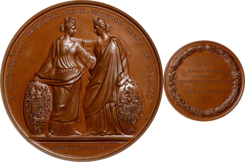 HUNGARY. 7th Summit of Hungarian Natural Scientists & Doctors Bronze Medal, 1846...