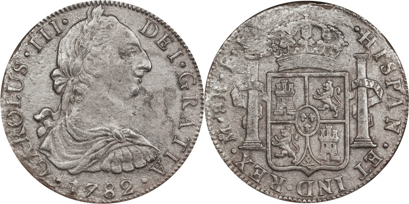 MEXICO. 8 Reales, 1782-Mo FF. Mexico City Mint. Charles III. NGC Genuine.
KM-10...