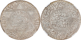 MOROCCO. Rial (10 Dirhams), AH 1321 (1903). Paris Mint. Abd al-Aziz. NGC MS-61.
KM-Y-22.2.

Estimate: $75.00- $150.00