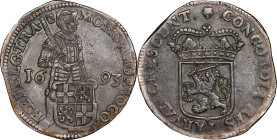 NETHERLANDS. Utrecht. Ducat, 1693. Utrecht Mint. PCGS AU-50.
Dav-4904; KM-65.

Estimate: $100.00- $200.00