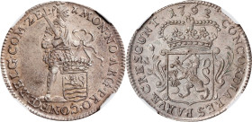 NETHERLANDS. Zeeland. 1/8 Ducat, 1762. NGC AU-55.
KM-98.

Estimate: $150.00- $200.00