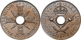 NEW GUINEA. Copper-Nickel Penny, 1929. Melbourne Mint. George V. PCGS PROOF-64.
KM-2.

Estimate: $150.00- $300.00