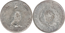 PARAGUAY. Peso, 1889. Buenos Aires Mint. PCGS AU-55.
KM-5.

Estimate: $325