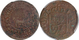 PHILIPPINES. Quarto, 1829-M F. Manila Mint. Ferdinand VII. PCGS F-12.
KM-7; Cal-94; Basso-34. Variety with retrograde "2" in date.

Estimate: $100....