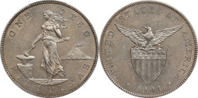 PHILIPPINES. Peso, 1904. Philadelphia Mint. PCGS MS-62.
KM-168; Allen-16.03.

Estimate: $1050