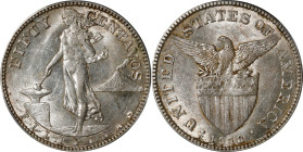 PHILIPPINES. 50 Centavos, 1918-S. San Francisco Mint. PCGS AU-58.
KM-171; Allen-14.07A. Variety with inverted "S".

Estimate: $325