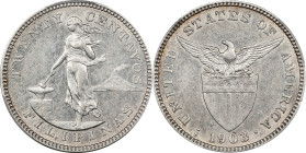 PHILIPPINES. 20 Centavos, 1903-S. San Francisco Mint. PCGS AU-55.
KM-166; Allen-10.02.

Estimate: $60.00- $100.00