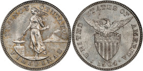 PHILIPPINES. 20 Centavos, 1904-S. San Francisco Mint. PCGS MS-64.
KM-166; Allen-10.04.

Estimate: $250