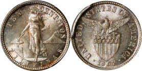 PHILIPPINES. 10 Centavos, 1907. Philadelphia Mint. PCGS MS-66.
KM-169; Allen-8.01.

Estimate: $900