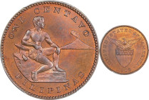 PHILIPPINES. Centavo, 1908. Philadelphia Mint. PCGS PROOF-65 Red Brown.
KM-163.

Estimate: $450