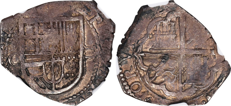 SPAIN. 2 Reales, ND (1598-1621). Toledo Mint. Philip III. NGC MS-61.
KM-17.7; c...