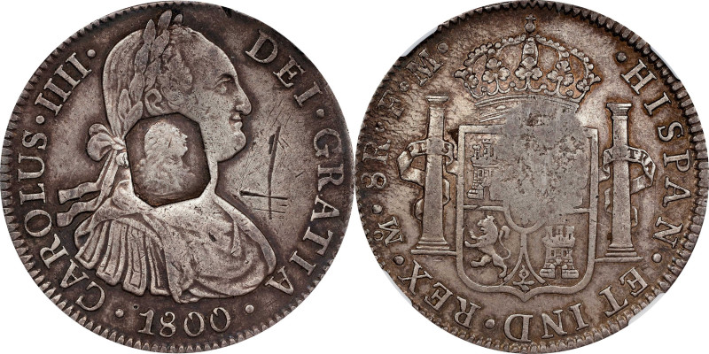 GREAT BRITAIN. Great Britain - Mexico. Dollar (5 Shillings), ND (1804). George I...