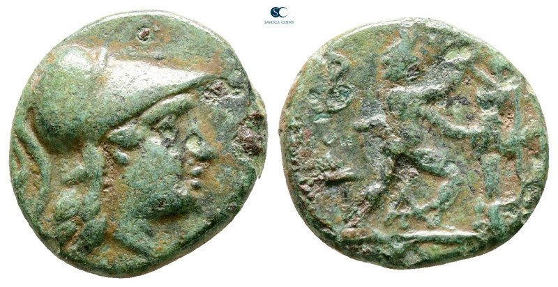 Kings of Macedon. Uncertain mint. Antigonos II Gonatas 277-239 BC. 
Bronze Æ
...