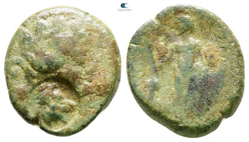 Thrace. Maroneia circa 189-45 BC. 
Bronze Æ

16 mm, 5,36 g



Fine