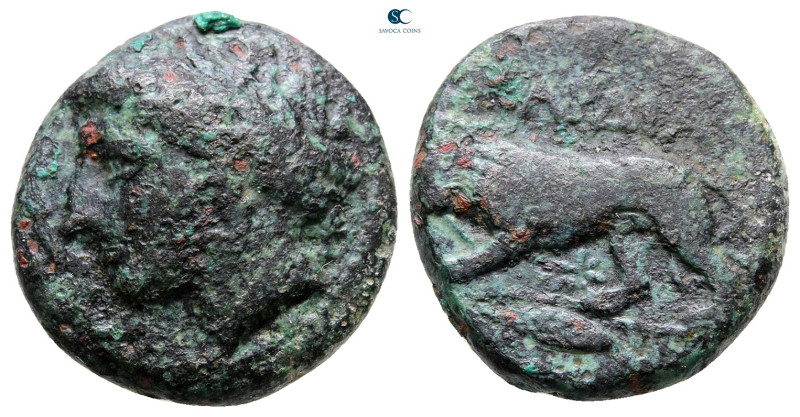 The Thracian Chersonese. Cardia circa 309-220 BC. 
Bronze Æ

20 mm, 7,33 g
...