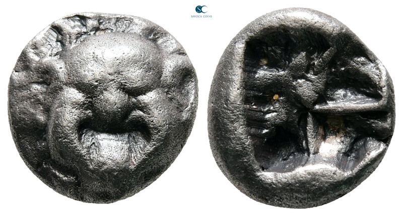 Mysia. Parion circa 500-475 BC. 
Drachm AR

14 mm, 3,86 g



Very Fine