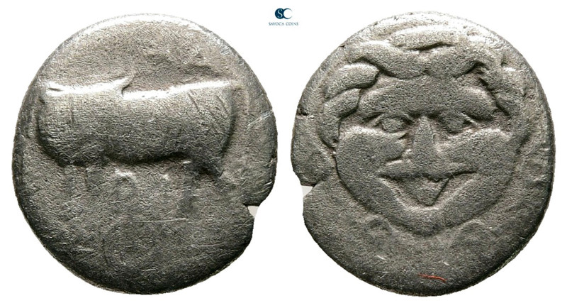 Mysia. Parion circa 400-350 BC. 
Hemidrachm AR

14 mm, 1,94 g



Fine