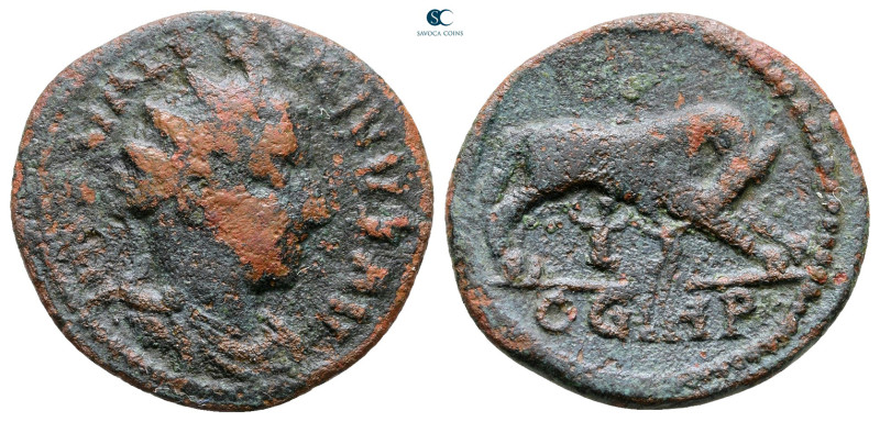 Mysia. Parion. Valerian I AD 253-260. 
Bronze Æ

22 mm, 3,42 g



Nearly ...