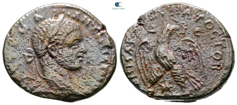 Seleucis and Pieria. Antioch. Elagabal AD 218-222. 
Billon-Tetradrachm

27 mm...