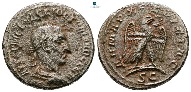 Seleucis and Pieria. Antioch. Trajan Decius AD 249-251. 
Billon-Tetradrachm

...