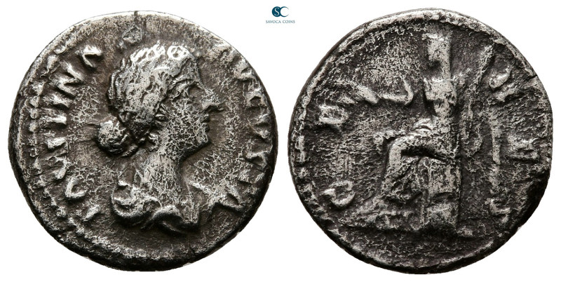 Faustina II AD 147-175. Rome
Denarius AR

18 mm, 2,82 g



Nearly Very Fi...