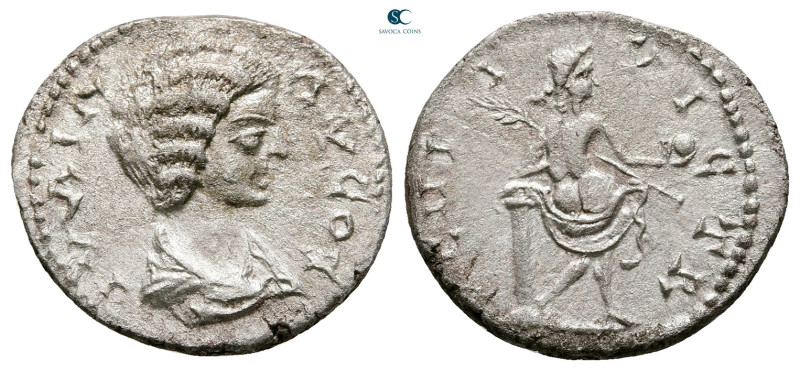 Julia Domna. Augusta AD 193-217. Contemporary barbaric imitation
Denarius AR
...