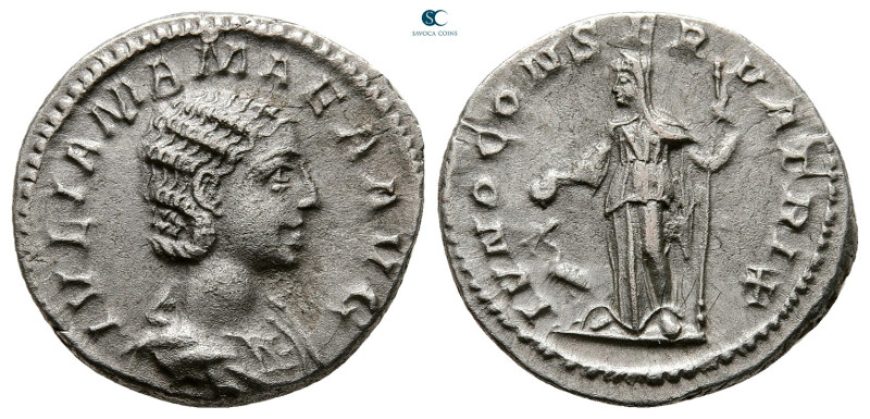 Julia Mamaea. Augusta AD 225-235. Rome
Denarius AR

20 mm, 2,87 g



Very...