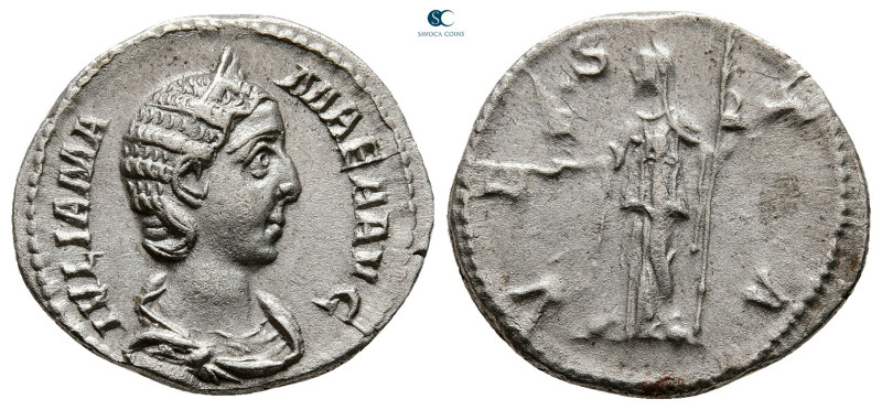 Julia Mamaea. Augusta AD 225-235. Rome
Denarius AR

20 mm, 2,64 g



Very...