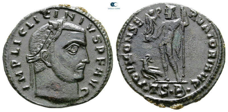 Licinius I AD 308-324. Thessaloniki
Follis Æ

24 mm, 3,63 g



Very Fine