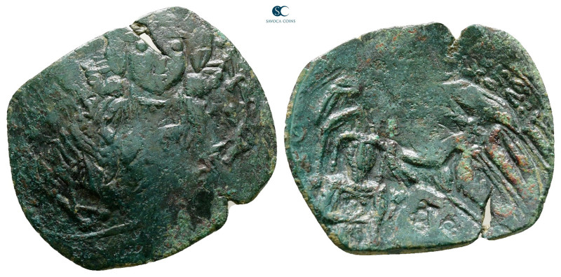 Michael VIII Palaeologus AD 1261-1282. Constantinople
Trachy Æ

24 mm, 2,17 g...