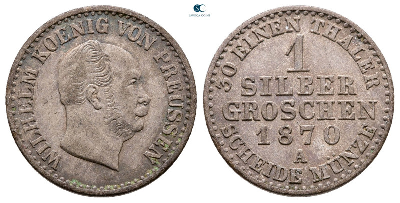 Germany. Brandenburg-Preussen, Berlin. Wilhelm I AD 1861-1888. 
1 Groschen BI 1...