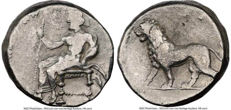 BABYLONIA. Alexandrine Empire. Uncertain satrap (ca. 328-311 BC). AR stater (24m...