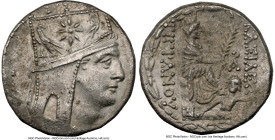 ARMENIAN KINGDOM. Tigranes II the Great (95-56 BC). AR tetradrachm (25mm, 15.71 gm, 1h). NGC Choice AU 5/5 - 3/5. Tigranocerta, ca. 83-70 BC. Diademed...