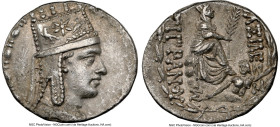 ARMENIAN KINGDOM. Tigranes II the Great (95-56 BC). AR tetradrachm (28mm, 15.67 gm, 1h). NGC AU 5/5 - 4/5. Tigranocerta, ca. 80-68 BC. Diademed, drape...